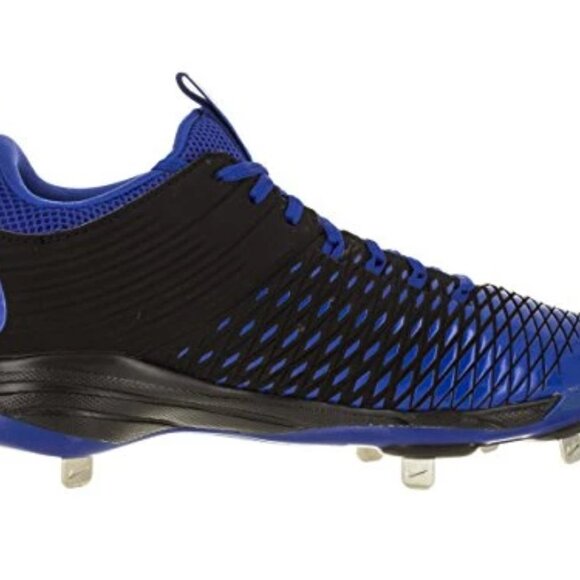 Nike Trout 2 Pro Metal Baseball Cleats Men’s Size 7 Blue Black Lunarlon New MLB - Picture 2 of 3